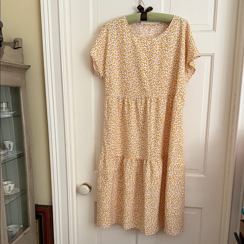 Floral Yellow Dress